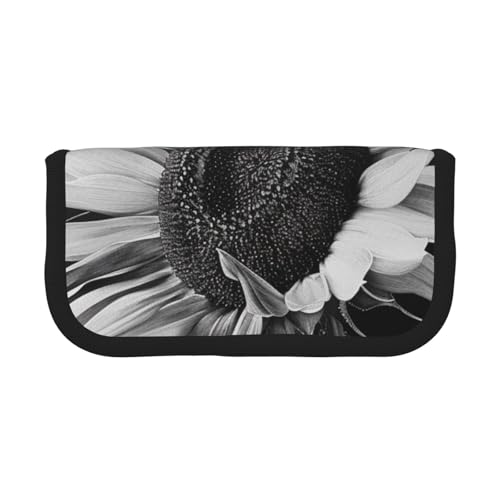 AQRJLPO Federmäppchen aus Segeltuch mit tropischen Blättern für Jungen, Mädchen, Damen, Kosmetik- und Schreibwaren-Organizer, Reißverschluss, Schreibtisch-Aufbewahrungstasche für Schule, Büro und von AQRJLPO