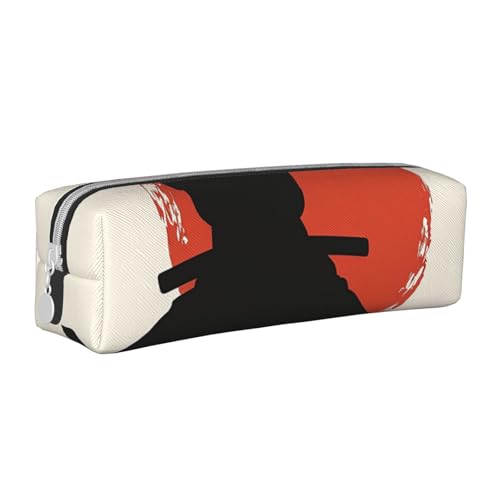 AQRJLPO Federmäppchen mit Karate-Motiv, bedrucktes Leder, einfaches Federmäppchen, niedliches Federmäppchen, Federmäppchen, Schule, Schreibwaren, Organizer, Make-up-Tasche für Jungen, Mädchen von AQRJLPO