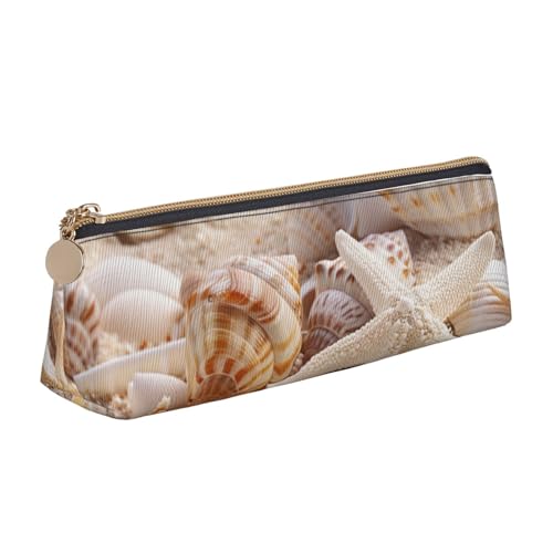 AQRJLPO Federmäppchen mit Muschelmotiv am Strand, niedliches Leder-Federmäppchen, Federmäppchen, Schulbedarf-Organizer, Make-up-Tasche für Jungen, Mädchen, Studenten, weiß, Einheitsgröße, Schulranzen AQRJLPO Federmäppchen mit Muschelmotiv am Strand, niedliches Leder-Federmäppchen, Federmäppchen, Schulbedarf-Organizer, Make-up-Tasche für Jungen, Mädchen, Studenten, weiß, Einheitsgröße, Schulranzen von AQRJLPO