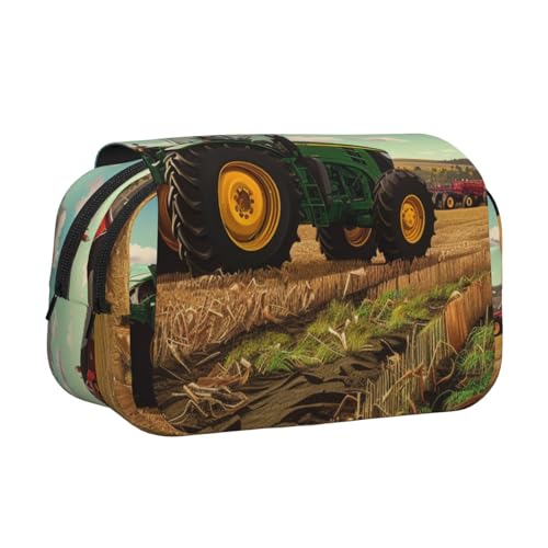 AQRJLPO Walrus Kunstdruck-Federmäppchen, doppellagig, Flip-Bleistifttasche, Stift-Organizer, Make-up-Tasche für Schule, Reisen und Arbeit, Traktor Farm, Einheitsgröße, Schulranzen AQRJLPO Walrus Kunstdruck-Federmäppchen, doppellagig, Flip-Bleistifttasche, Stift-Organizer, Make-up-Tasche für Schule, Reisen und Arbeit, Traktor Farm, Einheitsgröße, Schulranzen von AQRJLPO