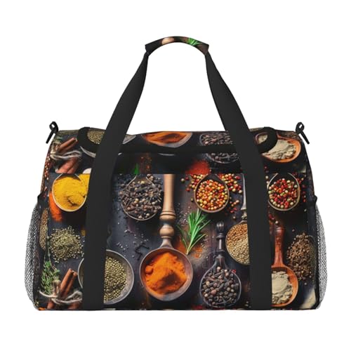 Bedruckte Reisetasche für Männer und Frauen, Wochenend-Reise-Organizer für Sport, Outdoor, Fitnessstudio und Angeln, Schwarz , Einheitsgröße, Reisetasche Bedruckte Reisetasche für Männer und Frauen, Wochenend-Reise-Organizer für Sport, Outdoor, Fitnessstudio und Angeln, Schwarz , Einheitsgröße, Reisetasche von AQRJLPO