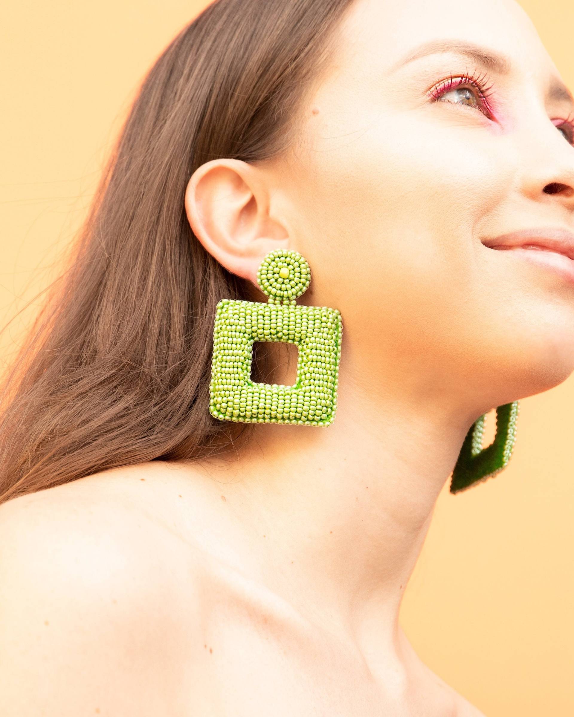 Frames Tropfen Ohrringe Circular Maxi Hängeohrringe | Sommer Accessoires Handgefertigte Statement Retro Frames Tropfen Ohrringe Circular Maxi Hängeohrringe | Sommer Accessoires Handgefertigte Statement Retro von AQUAMALA