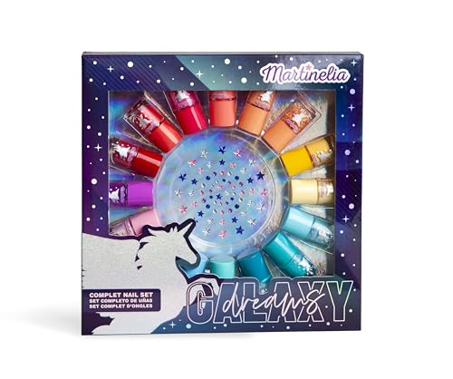 MARTINELIA GALAXY DREAMS SMALL WALLET: 16 verschiedene Nagellackfarben, Geschenk für Mädchen von Martinelia