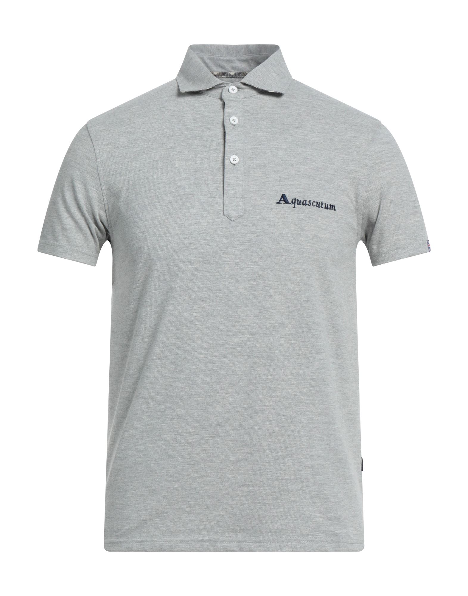 AQUASCUTUM Poloshirt Herren Hellgrau von AQUASCUTUM