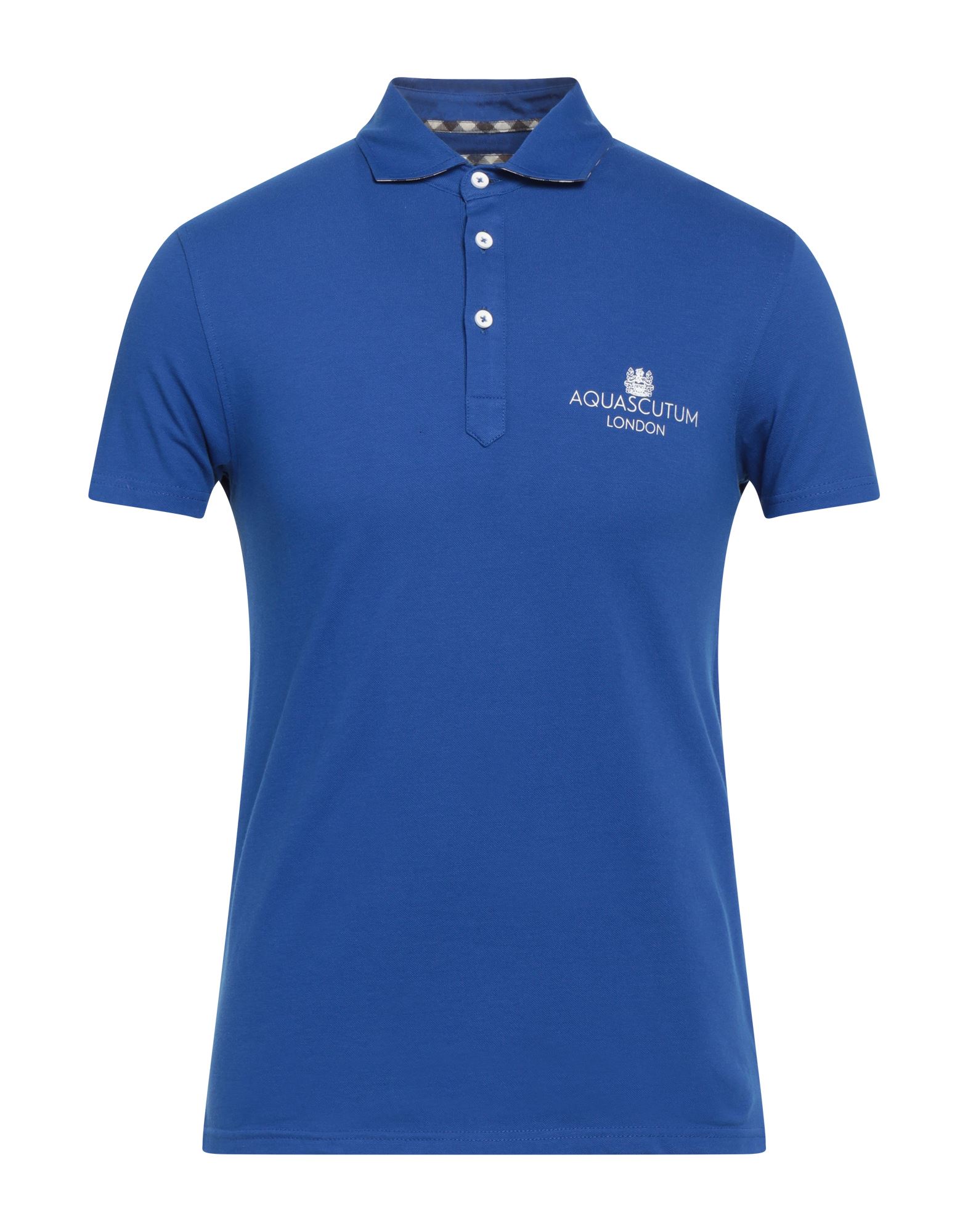 AQUASCUTUM Poloshirt Herren Königsblau von AQUASCUTUM