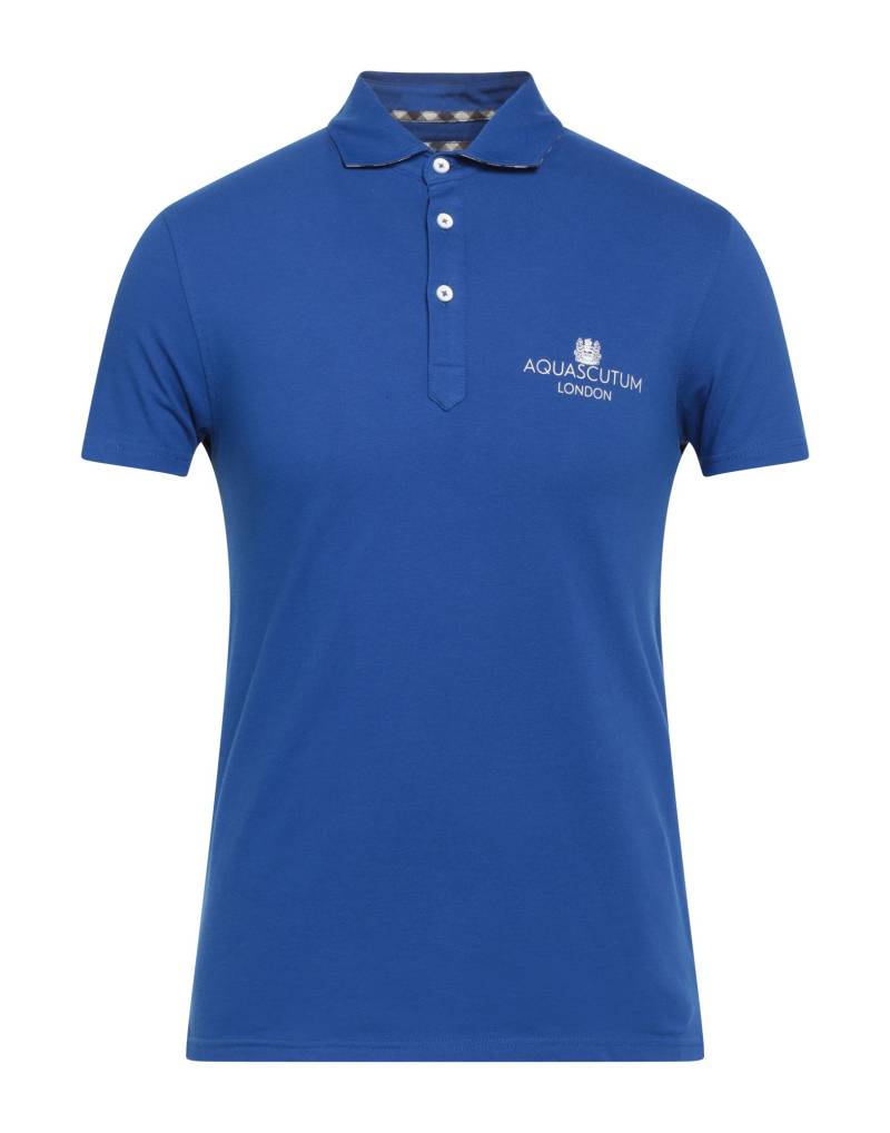 AQUASCUTUM Poloshirt Herren Königsblau von AQUASCUTUM