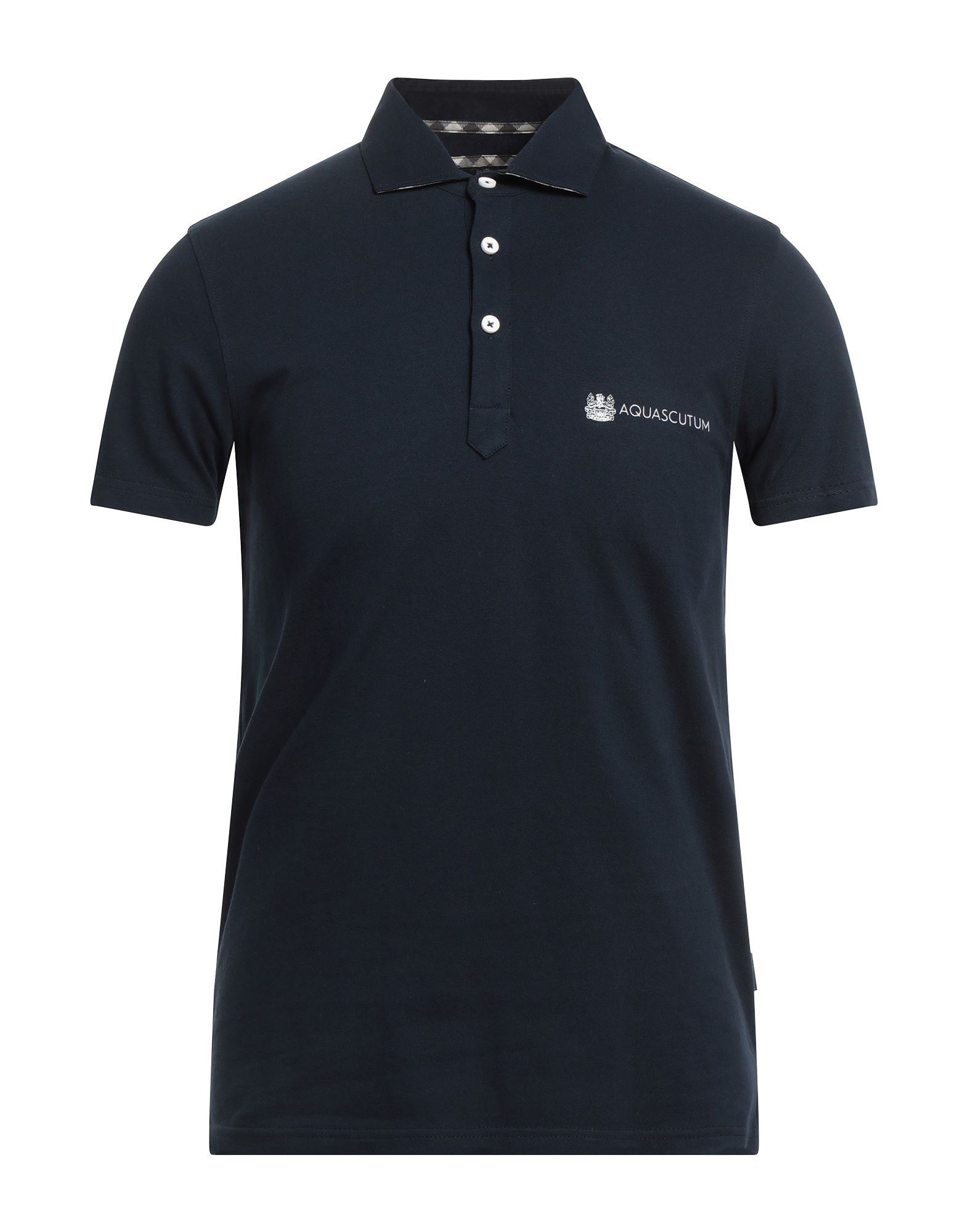 AQUASCUTUM Poloshirt Herren Marineblau von AQUASCUTUM