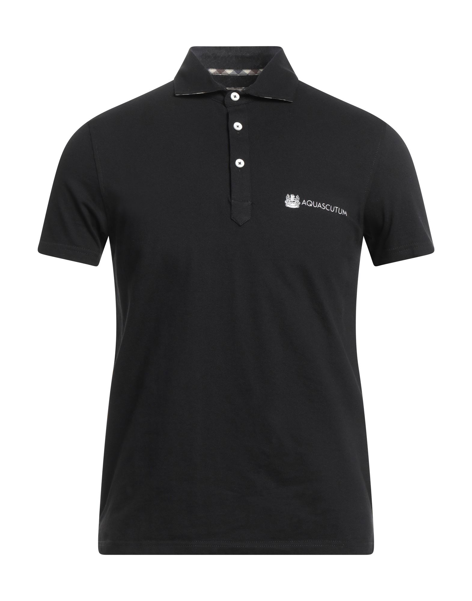 AQUASCUTUM Poloshirt Herren Schwarz von AQUASCUTUM