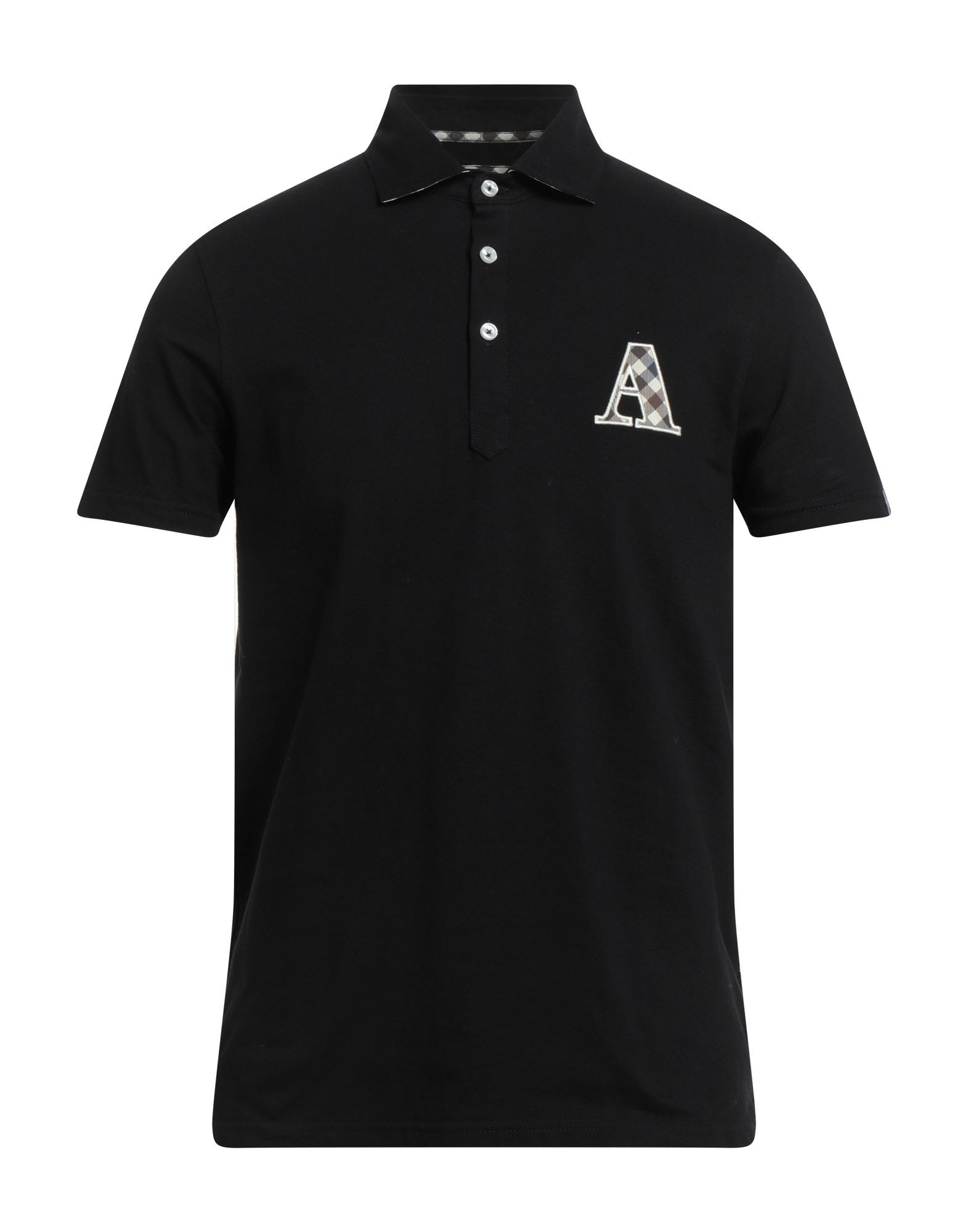 AQUASCUTUM Poloshirt Herren Schwarz von AQUASCUTUM