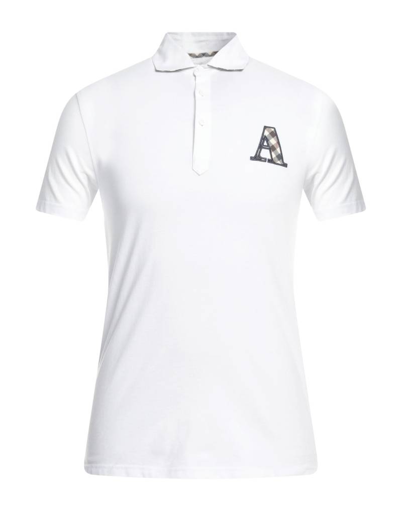 AQUASCUTUM Poloshirt Herren Weiß von AQUASCUTUM