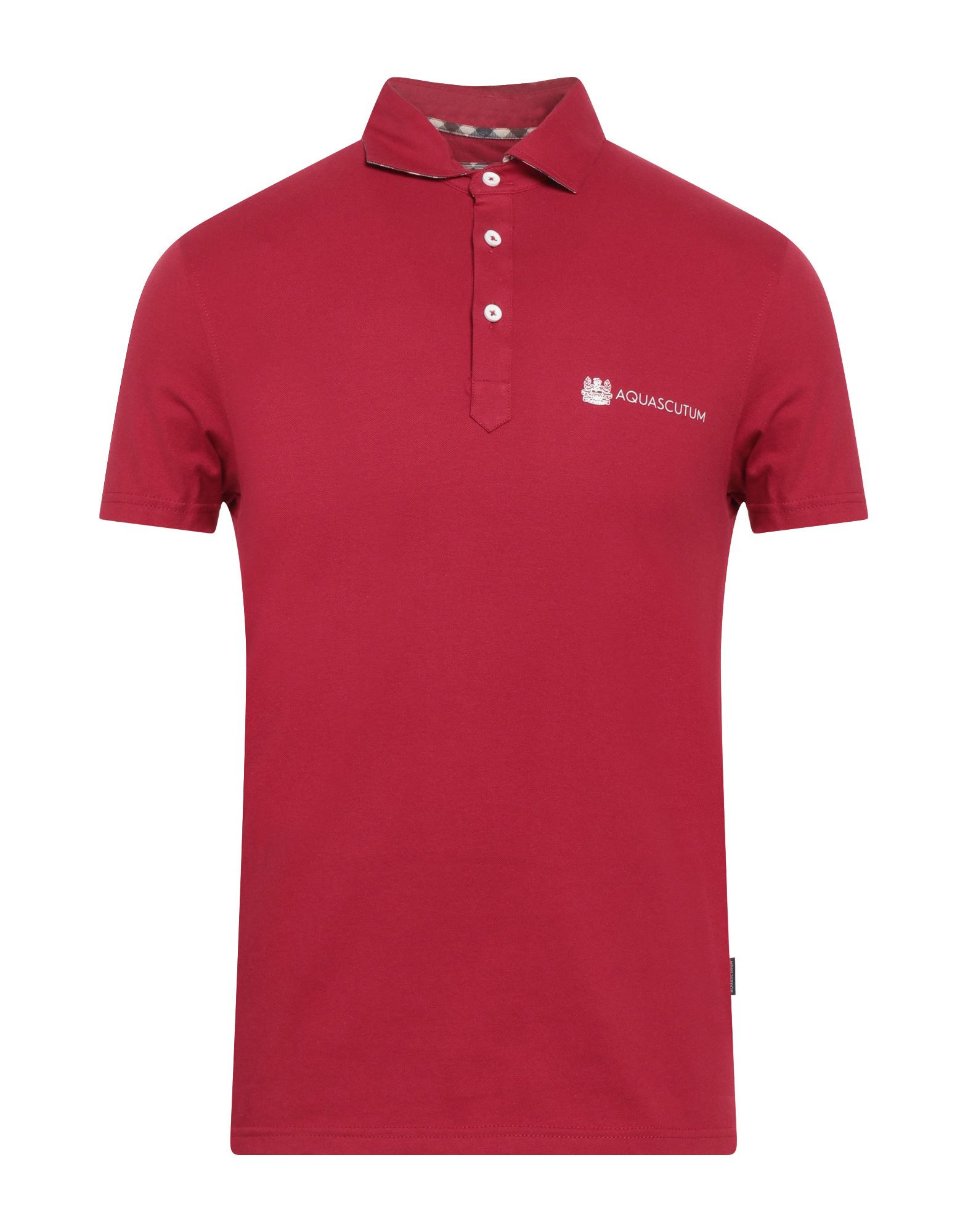 AQUASCUTUM Poloshirt Herren Ziegelrot von AQUASCUTUM