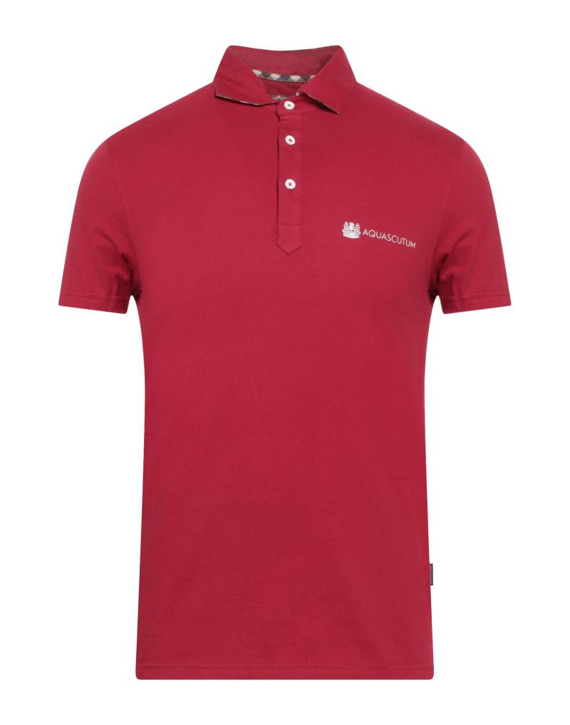 AQUASCUTUM Poloshirt Herren Ziegelrot von AQUASCUTUM