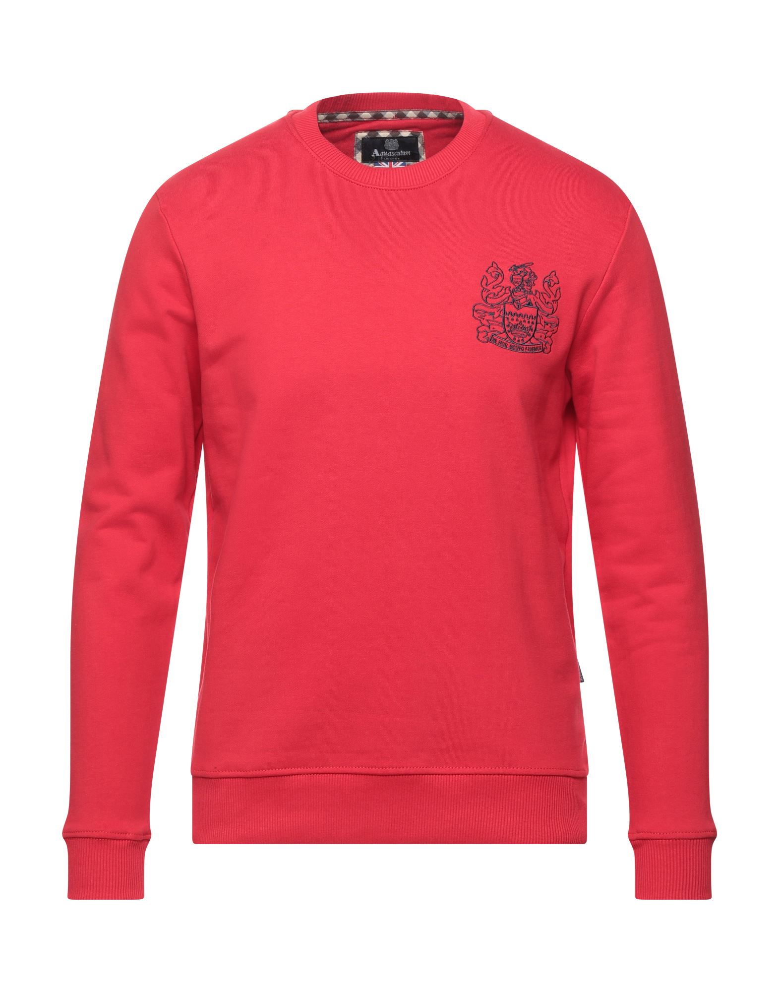 AQUASCUTUM Sweatshirt Herren Rot von AQUASCUTUM