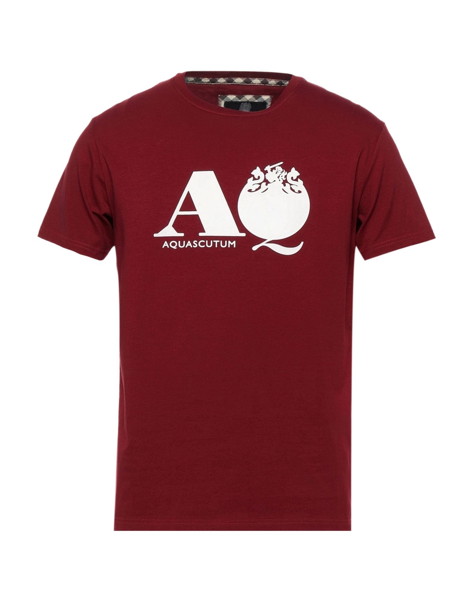 AQUASCUTUM T-shirts Herren Bordeaux von AQUASCUTUM