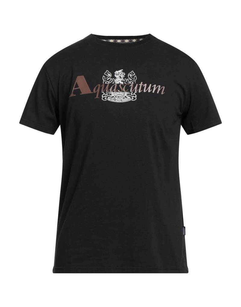 AQUASCUTUM T-shirts Herren Schwarz von AQUASCUTUM