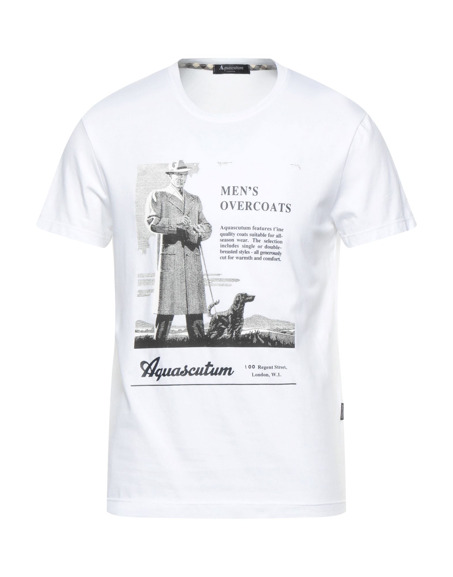 AQUASCUTUM T-shirts Herren Weiß von AQUASCUTUM