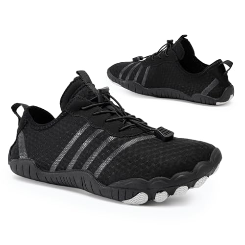 AQUASTIC Coffs Meerschuhe Erwachsene Größe 41 EU mit Rutschfester, strapazierfähiger Gummisohle und weicher Eva-Schaumstoff-Einlegesohle Schwarz Schnorchel Aqua Schuhe Perfekt für den Strand AQUASTIC Coffs Meerschuhe Erwachsene Größe 41 EU mit Rutschfester, strapazierfähiger Gummisohle und weicher Eva-Schaumstoff-Einlegesohle Schwarz Schnorchel Aqua Schuhe Perfekt für den Strand von AQUASTIC