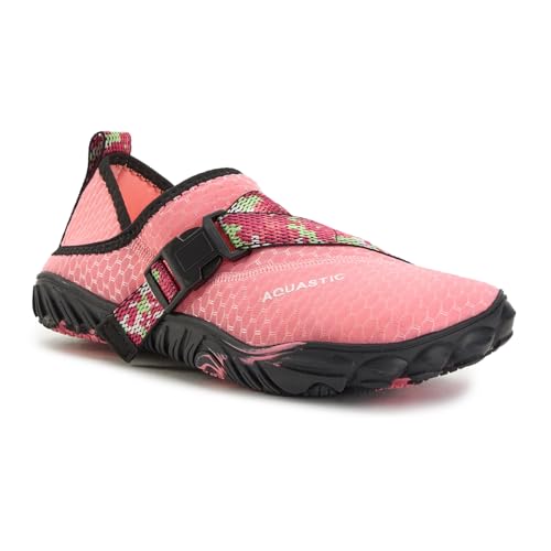 AQUASTIC Gatun Damen Barfuß-Wasserschuhe - Komfortabel für den Strand, SUP, schnell trocknend, auf den Felsen. Barefoot Konstruktion - natürliche Fußstellung von AQUASTIC