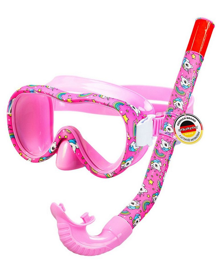 AQUAZON Taucherbrille AQUAZON KIDS preisgünstiges Schnorchelset für Kinder von 4-9 Jahren von AQUAZON