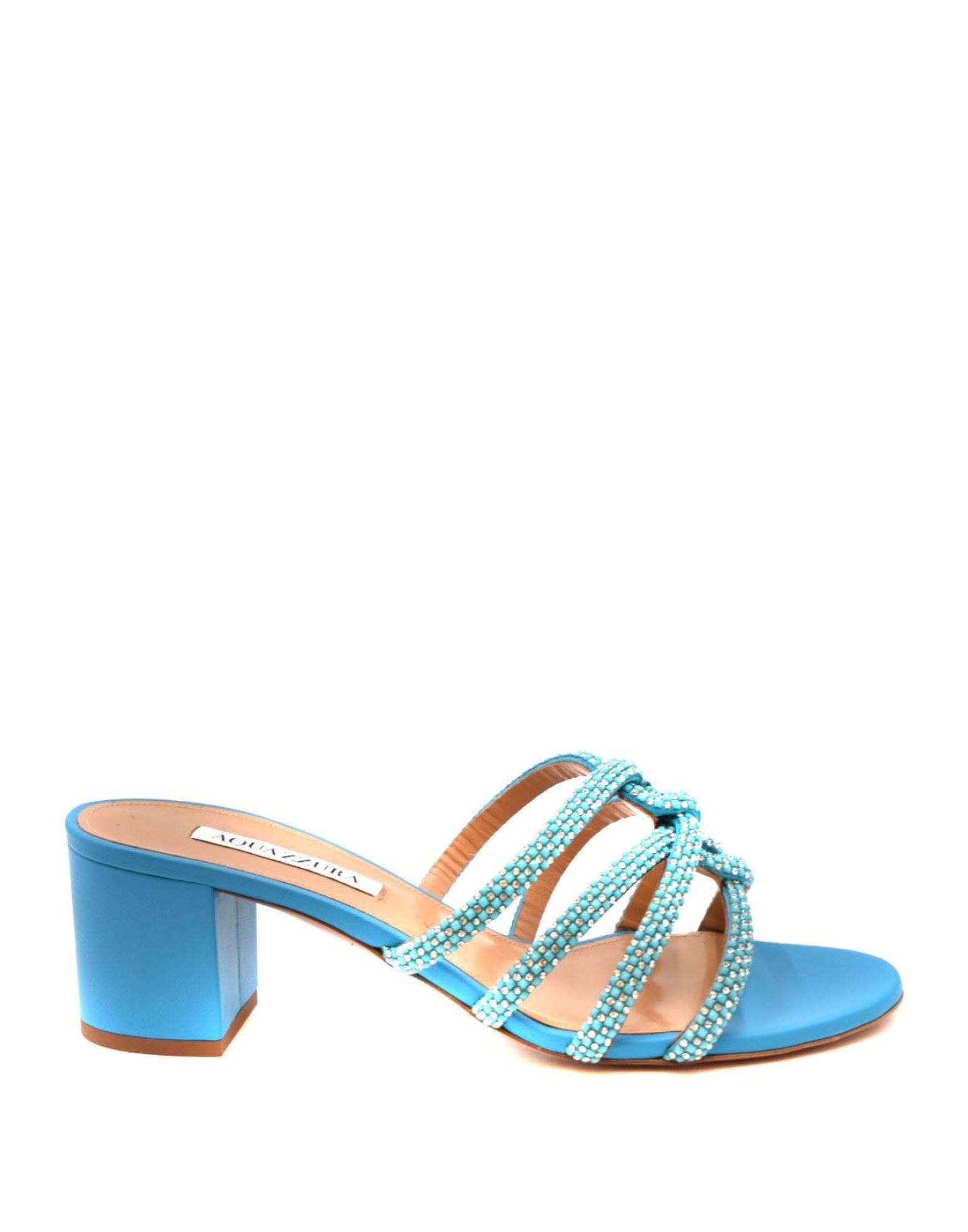 AQUAZZURA Sandale Damen Blau von AQUAZZURA