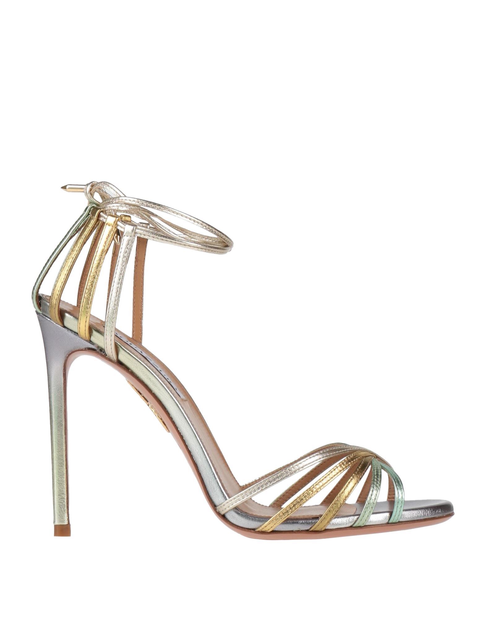 AQUAZZURA Sandale Damen Platin von AQUAZZURA