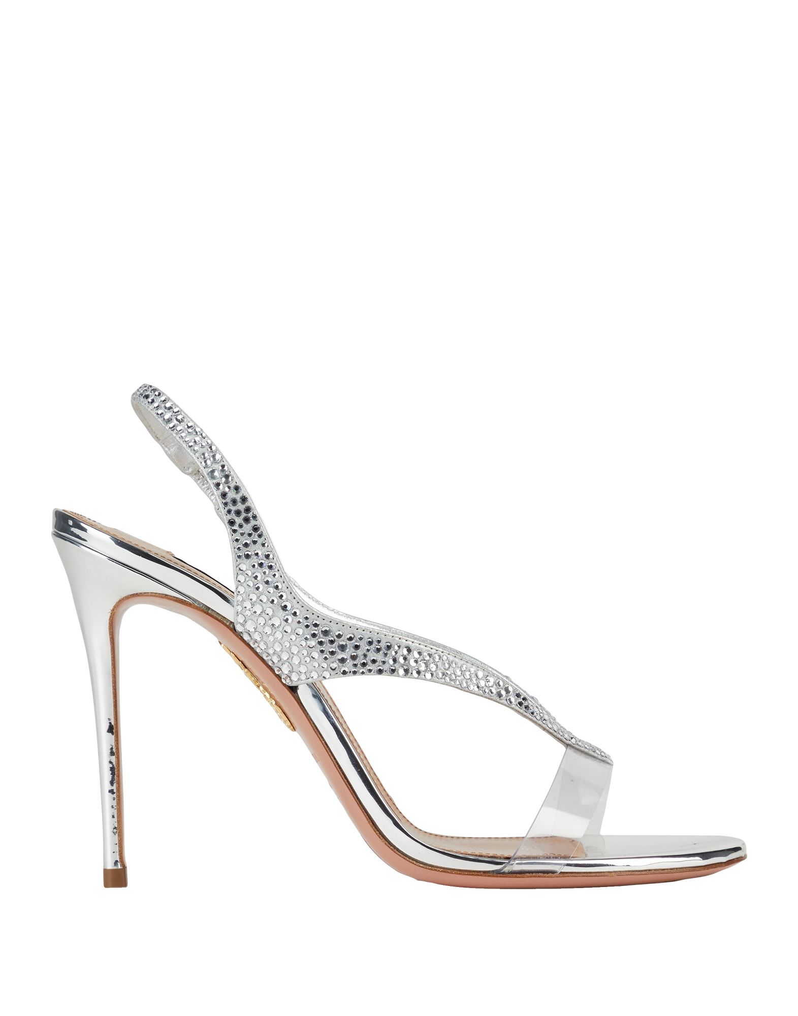 AQUAZZURA Sandale Damen Silber von AQUAZZURA