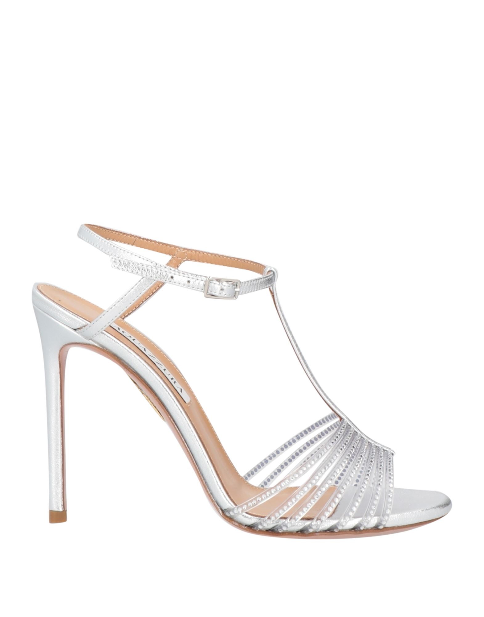 AQUAZZURA Sandale Damen Silber von AQUAZZURA