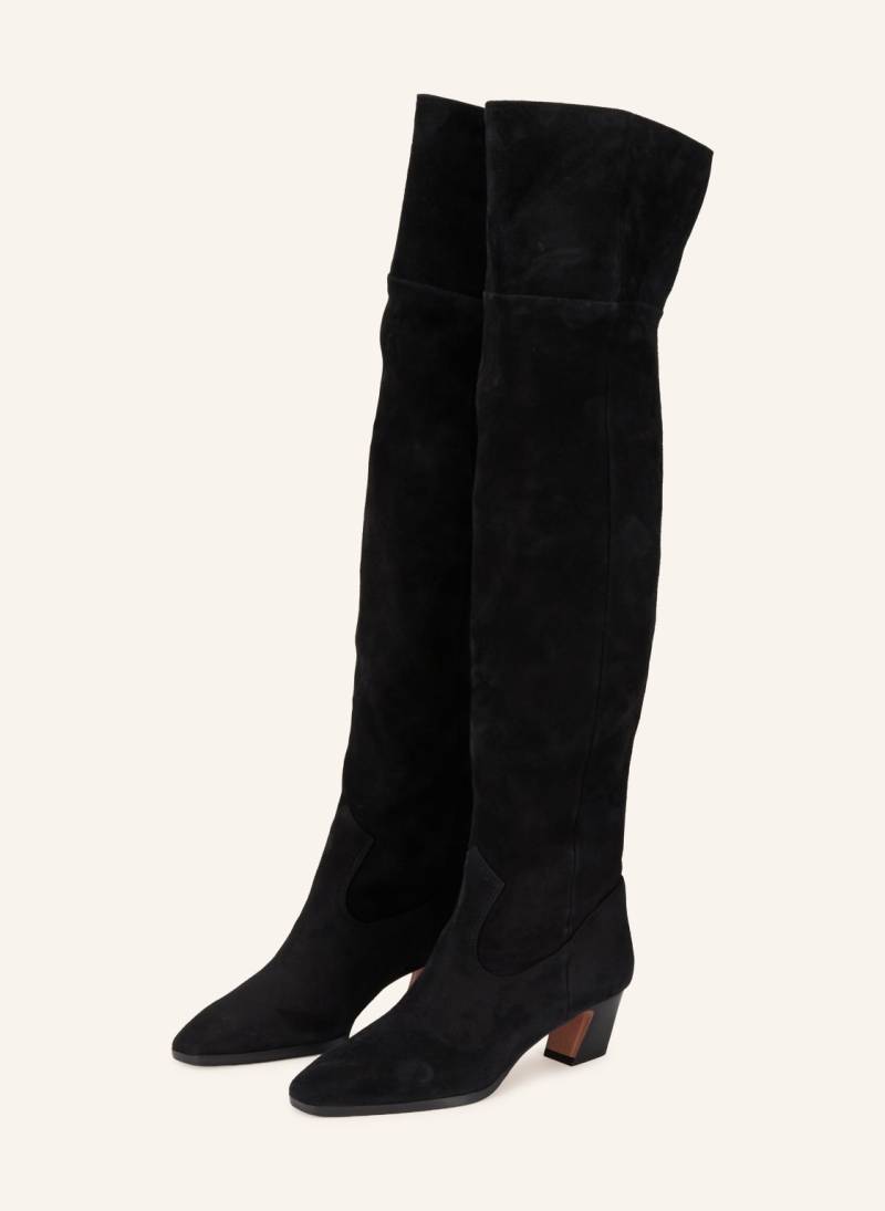 Aquazzura Overknee-Stiefel schwarz von AQUAZZURA