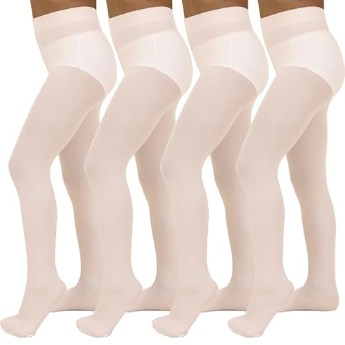 AQUILONE Kinder & Teenager 50 DEN Tanz und Ballett Strumpfhose für Ballett, Leichtathletik, blickdichte, reißfeste & elastische Ballettkleidung, Made in Italy, 1 Paar, Größe: 4-18 Jahre von AQUILONE 0-14