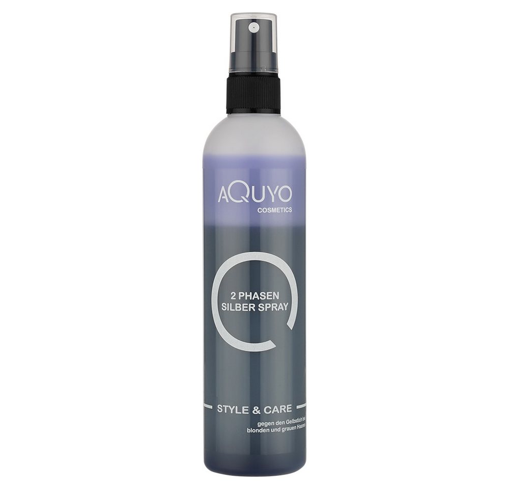 AQUYO Cosmetics Haarpflege-Spray Anti-Gelbstich-Silberspray für blondes und graues Haar von AQUYO Cosmetics