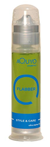 Flabber Haargel extra starker Halt | Styling Gel für perfektes Haarstyling | Haar Gel ultra starker Halt für Männer bringt sofort langanhaltende Form und Glanz ins Haar (100ml) von AQUYO Cosmetics