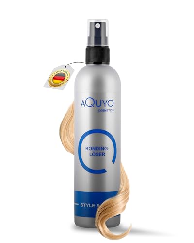 Style & Care Bondinglöser, Bonding Lösungsmittel zum entfernen von Bondings und Extensions (200ml) | Spray Löser von Haar Tapes und Haarverlängerungen, Hair Bonding & Tape Remover von AQUYO Cosmetics