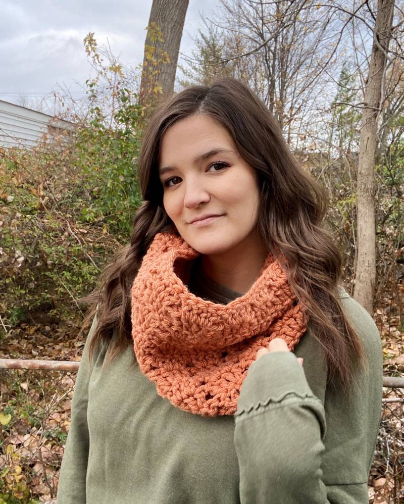Gehäkelter Loop // Campfire Cowl Infinity Schal Gehäkelter Loop // Campfire Cowl Infinity Schal von AQuietMidnight