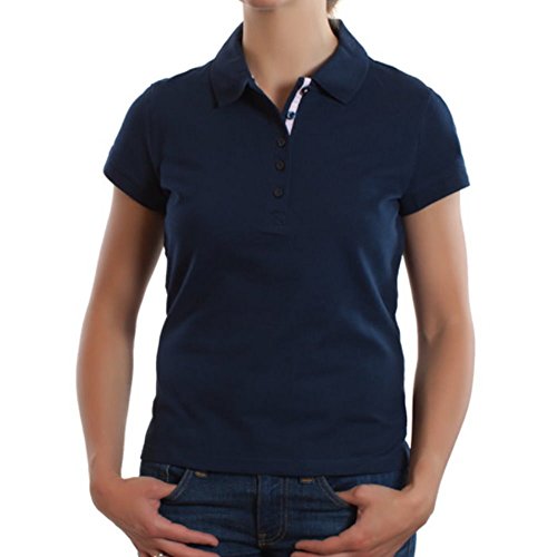 AR Line Damen Poloshirt, Farbe:Dunkelblau;Größe:M (40-42) von AR Line