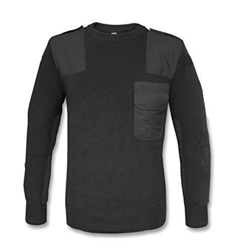 AR TACTICAL GMBH BW Bundeswehr Pullover Top Qualität in schwarz Ideal für Bundeswehr, Security, Outdoor, Jagd und Freizeit (L) von AR TACTICAL GMBH