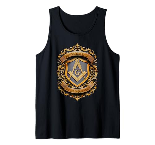 Herren Masonic_Symbol mit Brothers in_Spirit, United in_Purpose Tank Top Herren Masonic_Symbol mit Brothers in_Spirit, United in_Purpose Tank Top von AR-masonic