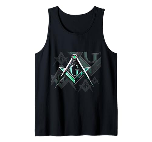 Herren Masonisch_Symbol mit künstlerisch masonisch Logo_Style mm Tank Top von AR-masonic