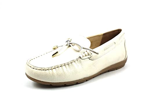 ara Damen Alabama Mokassin, Cream, 38.5 EU von ARA