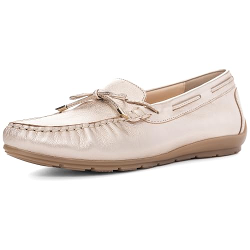 ara Damen Alabama Mokassin, Platin, 40 EU von ARA