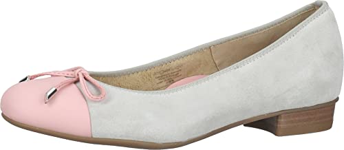 ara Damen BARI Ballerinas, Flamingo,Pebble, 38 EU Schmal von ARA