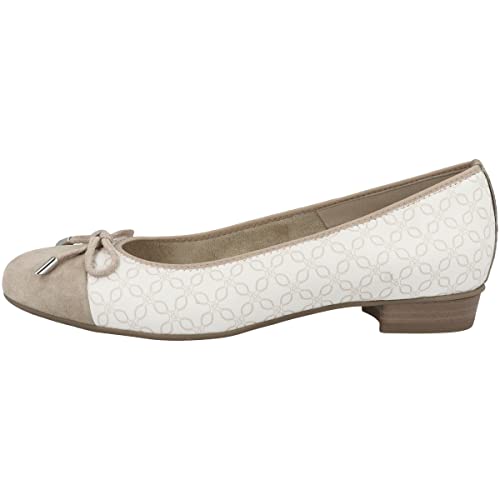 ara Damen BARI Ballerinas, Sand, 38 EU Schmal von ARA