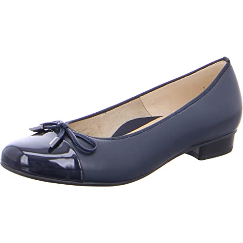 ARA Damen Bari Ballerina, BLAU , 36 EU Schmal von ARA