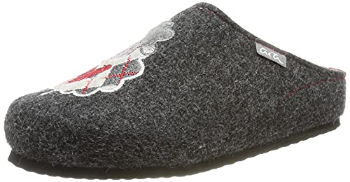 ARA Damen COSY Hausschuh, ANTHRAZIT, 41 von ARA