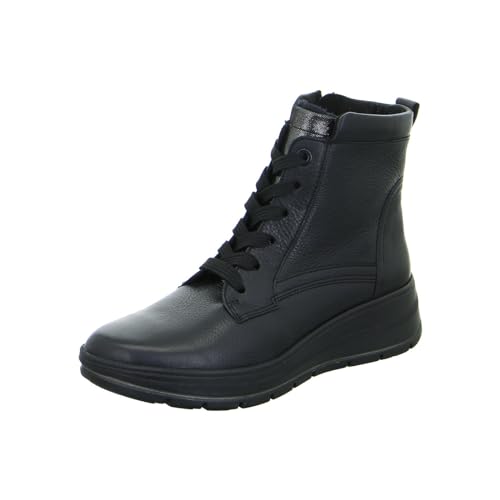 ARA Damen Calais Keil St. Schnür Stiefelette, SCHWARZ, 40 EU von ARA