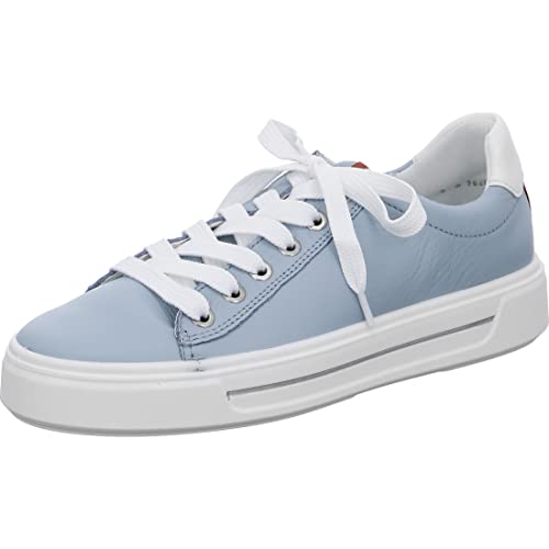 ARA Damen Courtyard Sneaker, Aqua,Weiss, 39 EU Weit von ARA