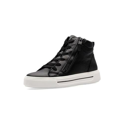 ARA Damen Courtyard Sneaker, SCHWARZ, 37.5 EU von ARA