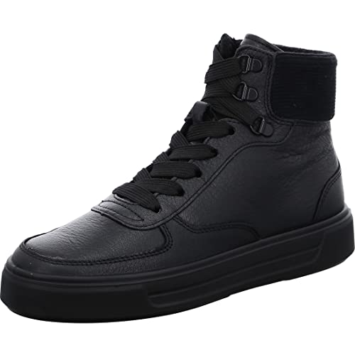 ara Damen Courtyard Sneaker, SCHWARZ, 38 EU Weit von ARA