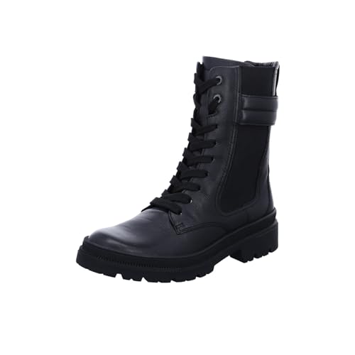 ARA Damen Dover Schnür Stiefelette, SCHWARZ, 37 EU von ARA