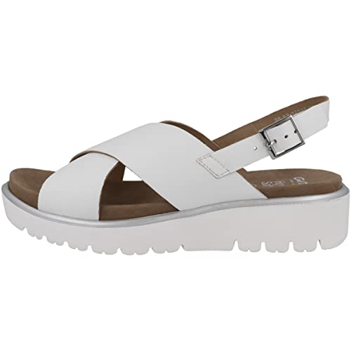 ARA Damen Bilbao Sandal, White 12 33516 04, 43 EU von ARA