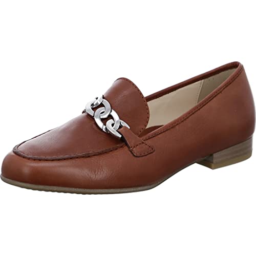 ara Damen Kent Hausschuh, Brandy, 38.5 EU Schmal von ARA